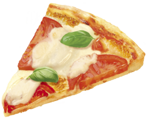 Pizza Margherita Stück