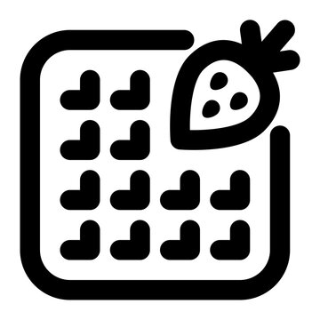 recommend clip art: Waffle Icon