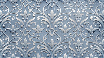 simple, elegant, modern looks expensive like an English aristocrat classic pattern , silver color bright  and shiny with glitters 