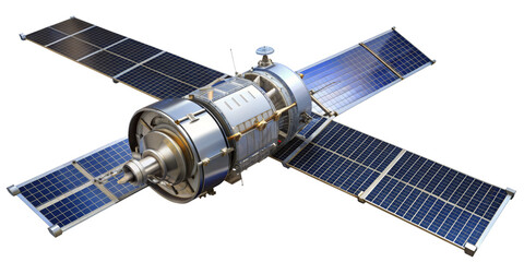 satellite isolated on transparent background