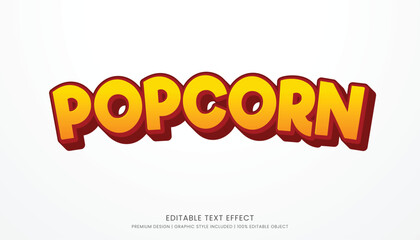 editable 3d text effect sticker style template