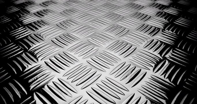 Texture of corrugated aluminum sheet.