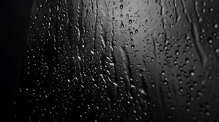 Obraz premium Wet window water drops background