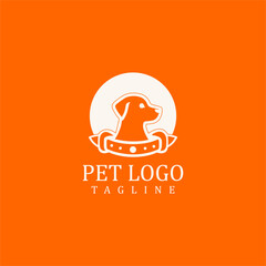 Dog Pet Logo Friendly, approachable, cute, and lovable, perfect for pet lovers, animals, furry friends, and companions dog logo, Dog lover.