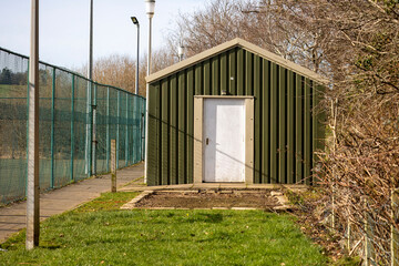 Scottish Tennis Club House - Simple Amenities at Public Courts