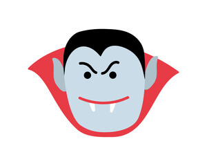 Obraz premium vector illustration of Cute Dracula Cartoon