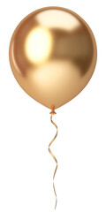 Gold balloon for party and celebration