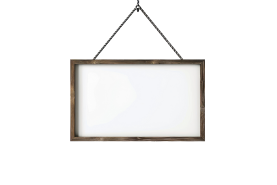 A blank whiteboard framed by wood, hanging against a plain background, perfect for classrooms, offices, or creative spaces.