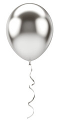 Silver balloon for party and celebration