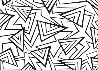 Abstract background with irregular triangle and geometric lines pattern