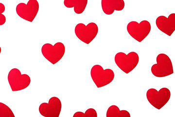 red hearts