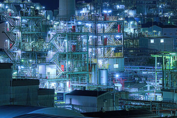 工場夜景