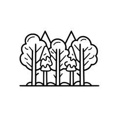 Tree Icon, Forest Icon, Christmas Tree icon, Tree SVG, Tree Illustration, Tree Vector, Forest Icon, Nature Icon, Landscape icons, Farm Icon, Land icon, Mountain Icon, forest svg, camping svg, nature s