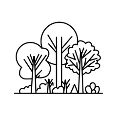 Tree Icon, Forest Icon, Christmas Tree icon, Tree SVG, Tree Illustration, Tree Vector, Forest Icon, Nature Icon, Landscape icons, Farm Icon, Land icon, Mountain Icon, forest svg, camping svg, nature s