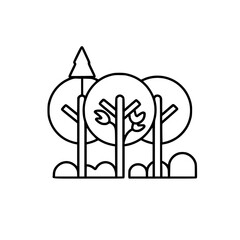 Tree Icon, Forest Icon, Christmas Tree icon, Tree SVG, Tree Illustration, Tree Vector, Forest Icon, Nature Icon, Landscape icons, Farm Icon, Land icon, Mountain Icon, forest svg, camping svg, nature s