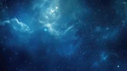 Obraz premium Celestial abstract space background featuring shimmering stars and ethereal nebulae, perfect for cosmic-themed designs
