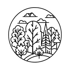 Tree Icon, Forest Icon, Christmas Tree icon, Tree SVG, Tree Illustration, Tree Vector, Forest Icon, Nature Icon, Landscape icons, Farm Icon, Land icon, Mountain Icon, forest svg, camping svg, nature s