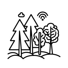 Tree Icon, Forest Icon, Christmas Tree icon, Tree SVG, Tree Illustration, Tree Vector, Forest Icon, Nature Icon, Landscape icons, Farm Icon, Land icon, Mountain Icon, forest svg, camping svg, nature s