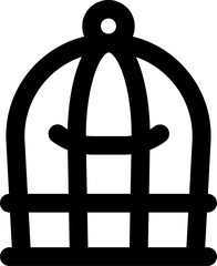 Bird Cage icon vector illustration asset element