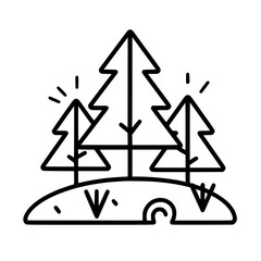 Tree Icon, Forest Icon, Christmas Tree icon, Tree SVG, Tree Illustration, Tree Vector, Forest Icon, Nature Icon, Landscape icons, Farm Icon, Land icon, Mountain Icon, forest svg, camping svg, nature s