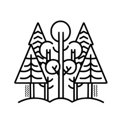 Tree Icon, Forest Icon, Christmas Tree icon, Tree SVG, Tree Illustration, Tree Vector, Forest Icon, Nature Icon, Landscape icons, Farm Icon, Land icon, Mountain Icon, forest svg, camping svg, nature s
