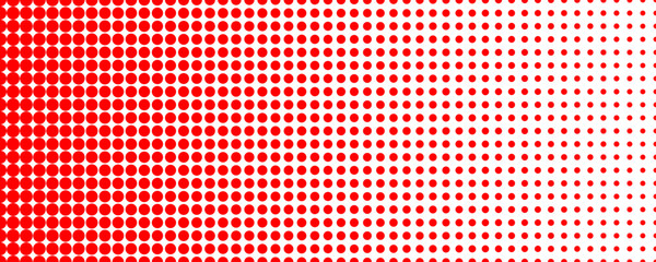 dot red gradient vector object isolated on background used as design element for ornamental illustration on some model media digital or non-digital, like card, backdrop, with nobody and copy space.