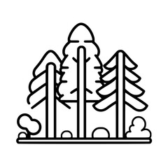 Tree Icon, Forest Icon, Christmas Tree icon, Tree SVG, Tree Illustration, Tree Vector, Forest Icon, Nature Icon, Landscape icons, Farm Icon, Land icon, Mountain Icon, forest svg, camping svg, nature s
