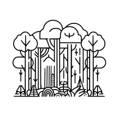 Tree Icon, Forest Icon, Christmas Tree icon, Tree SVG, Tree Illustration, Tree Vector, Forest Icon, Nature Icon, Landscape icons, Farm Icon, Land icon, Mountain Icon, forest svg, camping svg, nature s