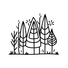 Tree Icon, Forest Icon, Christmas Tree icon, Tree SVG, Tree Illustration, Tree Vector, Forest Icon, Nature Icon, Landscape icons, Farm Icon, Land icon, Mountain Icon, forest svg, camping svg, nature s