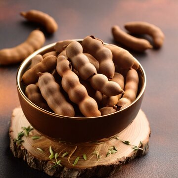 Fresh delicious ripe tamarind