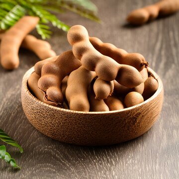 Fresh delicious ripe tamarind