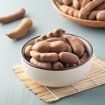 Fresh delicious ripe tamarind