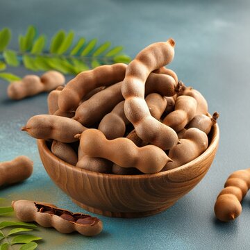 Fresh delicious ripe tamarind