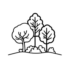 Tree Icon, Forest Icon, Christmas Tree icon, Tree SVG, Tree Illustration, Tree Vector, Forest Icon, Nature Icon, Landscape icons, Farm Icon, Land icon, Mountain Icon, forest svg, camping svg, nature s