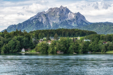 Mount PIlatus view on Lake Lucerne