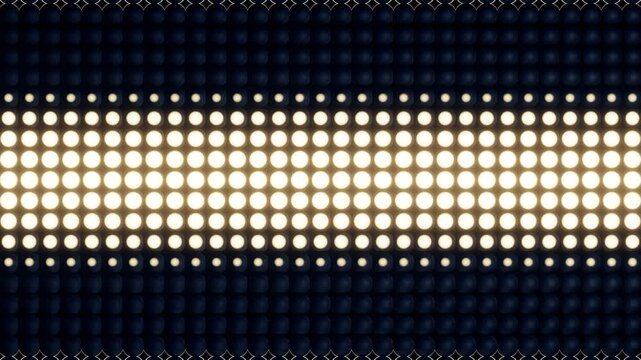 Seamless dark and light glowing border pattern ideal for media backgrounds, digital art, and stock footage.