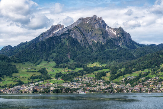 Mount PIlatus view on Lake Lucerne