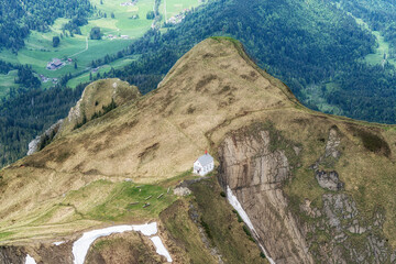 Klimsenkapelle church view Mount Pilatus