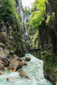 Aare Gorge in Switzerland