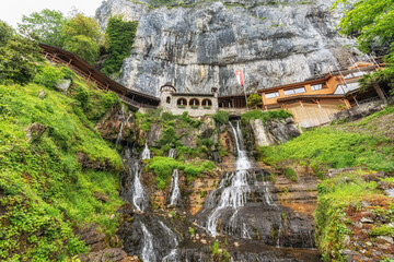 saint beatus cave entrance