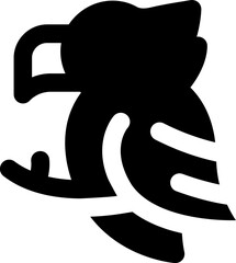 Parrot icon vector illustration asset element