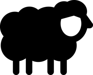 Sheep icon vector illustration asset element