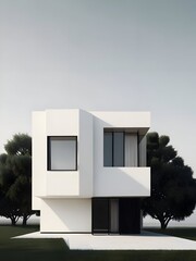 Modern House Building Exterior Inspiration Photography Art