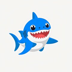 Fototapeta premium funny baby shark
