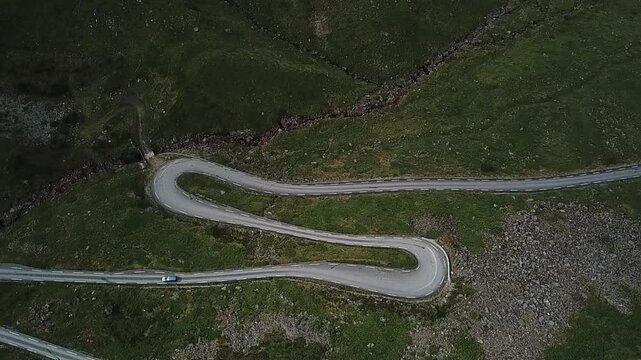 Hoddevik Norway drone, norwegian road