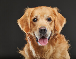 An intriguing blend of anonymity and curiosity in a canine portrait