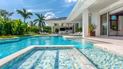 Fototapeta premium Tranquil Pool Haven