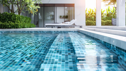 Obraz premium Tranquil Pool Haven