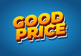 Good price. Text effect in 3D look with good colors