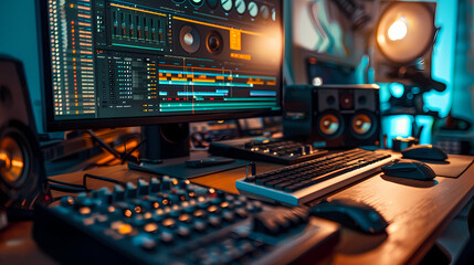 Advanced Video Editing Desk